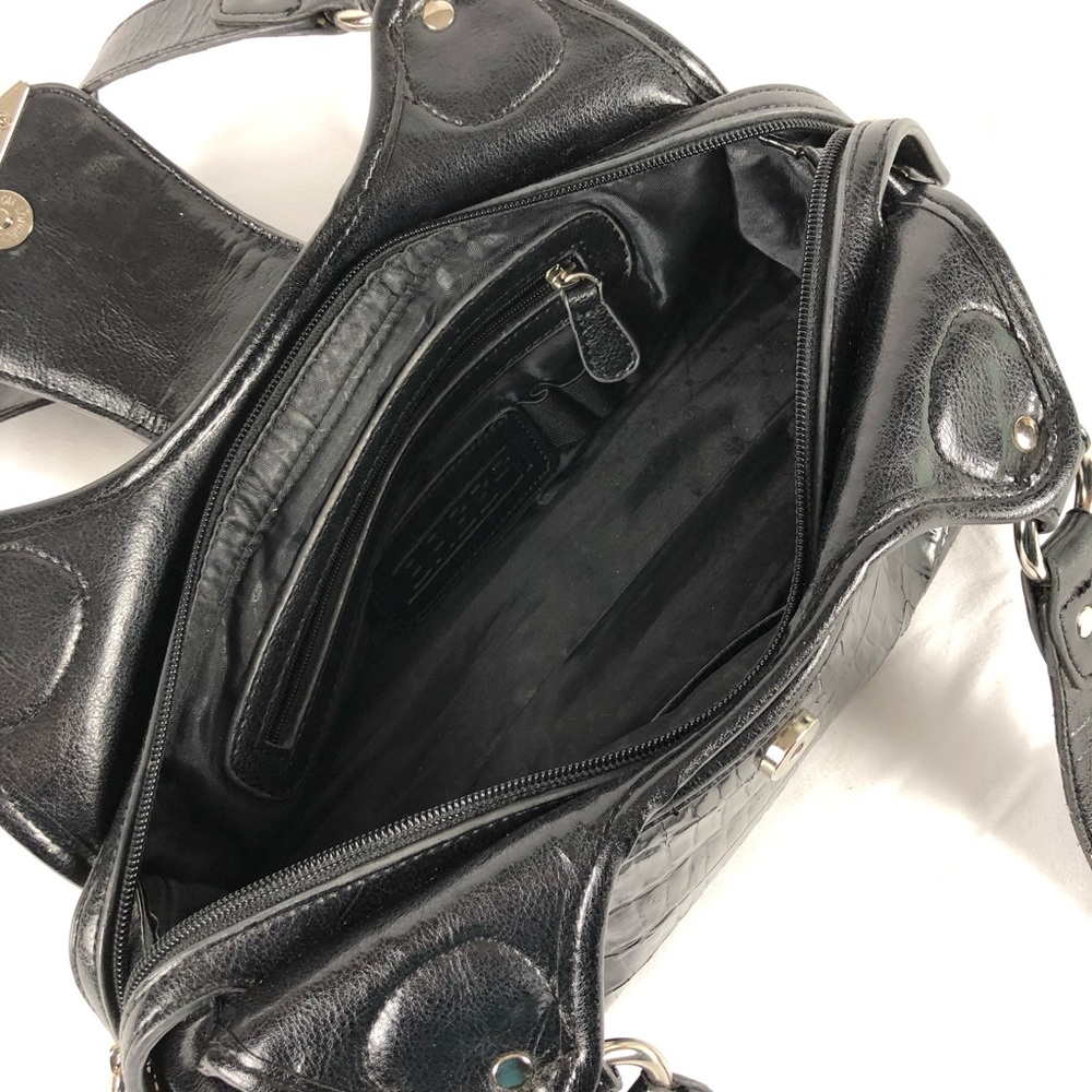 Baggs Brand Black Patent Leather Clutch. - Picture 4 of 5